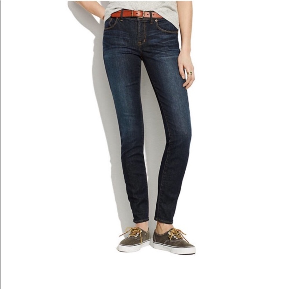 Madewell Skinny Dark Blue Jeans. Size 26 - Picture 7 of 7